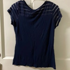 Navy blue blouse